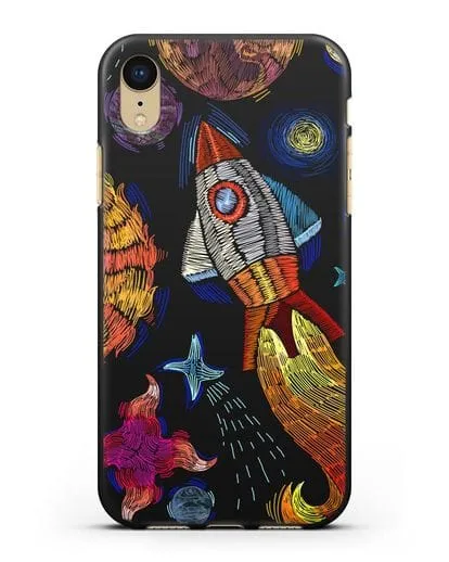 Чехол Космическая одиссея силиконовый для iPhone XR