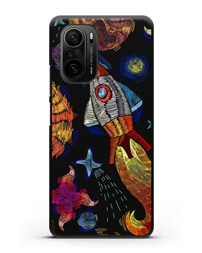 Чехол Космическая одиссея силиконовый для Xiaomi Poco F3