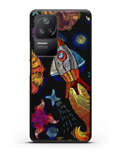 Чехол Космическая одиссея силиконовый для Xiaomi Poco F4