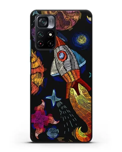 Чехол Космическая одиссея силиконовый для Xiaomi Poco M4 Pro 5G