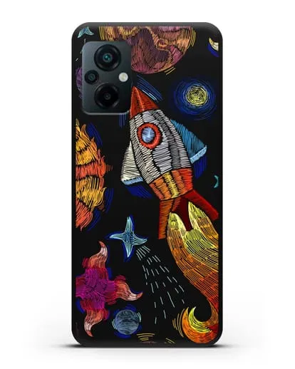 Чехол Космическая одиссея силиконовый для Xiaomi Poco M5