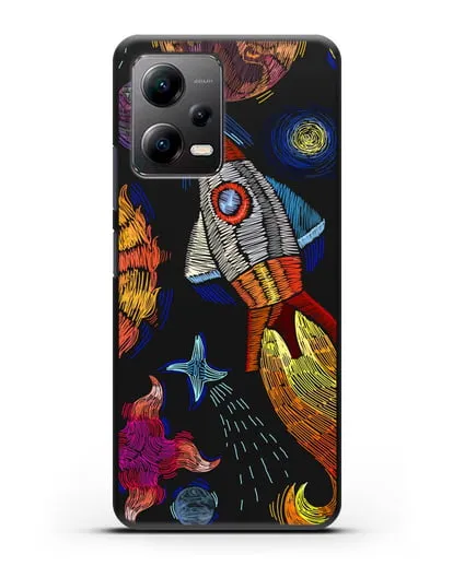 Чехол Космическая одиссея силиконовый для Xiaomi Poco X5