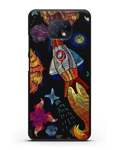 Чехол Космическая одиссея силиконовый для Xiaomi Redmi Note 9T