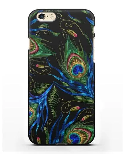 Чехол Перья павлина силиконовый для iPhone 6s