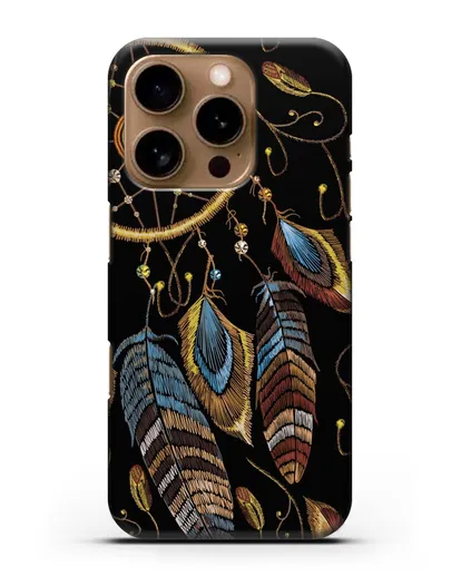 Чехол Ловец снов силиконовый для iPhone 16 Pro