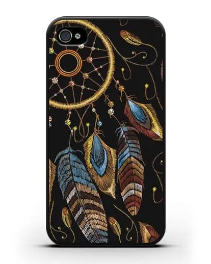 Чехол Ловец снов силиконовый для iPhone 4/4s