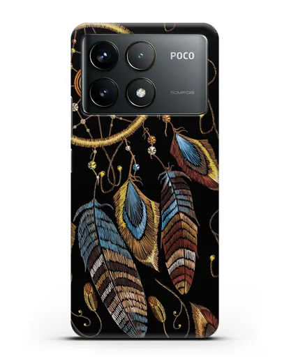 Чехол Ловец снов силиконовый для Xiaomi Poco F6 Pro