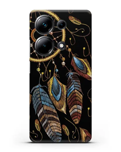 Чехол Ловец снов силиконовый для Xiaomi Poco M6 Pro