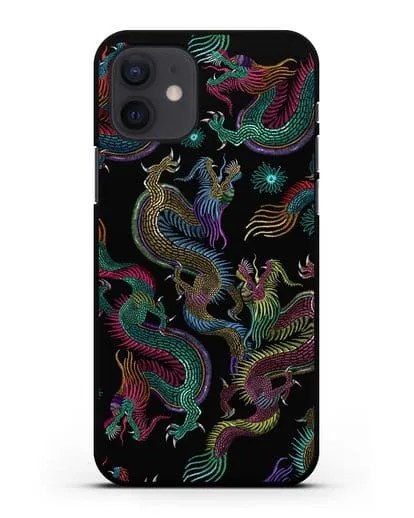 Чехол Дракон силиконовый для iPhone 12