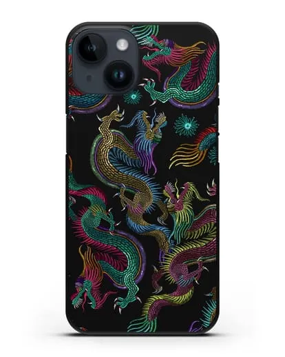 Чехол Дракон силиконовый для iPhone 14