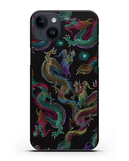 Чехол Дракон силиконовый для iPhone 14 Plus