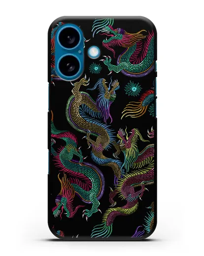 Чехол Дракон силиконовый для iPhone 16