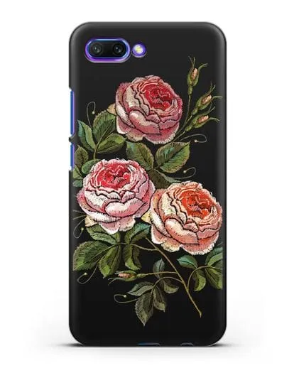 Чехол Розовые розы силиконовый для Honor 10