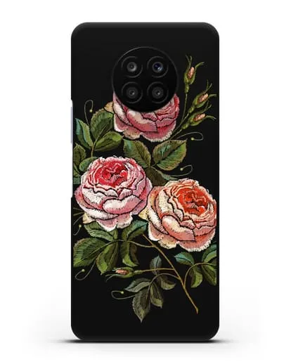 Чехол Розовые розы силиконовый для Honor 50 lite