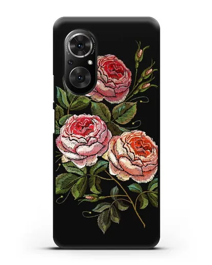 Чехол Розовые розы силиконовый для Honor 50 SE