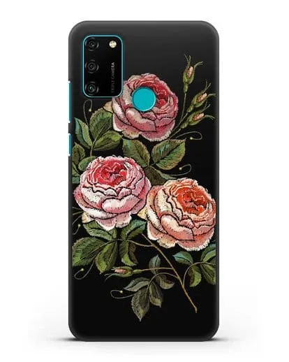 Чехол Розовые розы силиконовый для Honor 9A