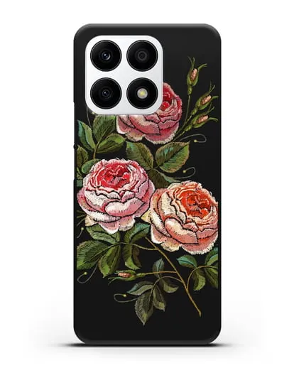 Чехол Розовые розы силиконовый для Honor X8a