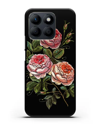 Чехол Розовые розы силиконовый для Honor X8b