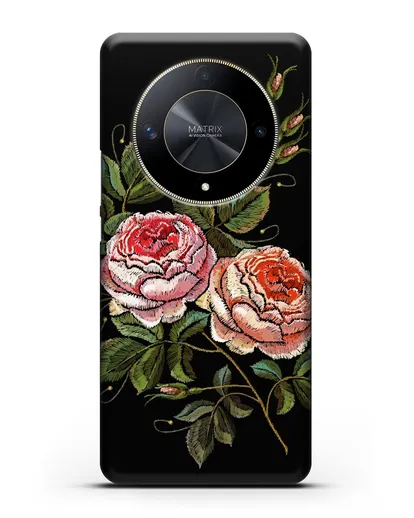 Чехол Розовые розы силиконовый для Honor X9b