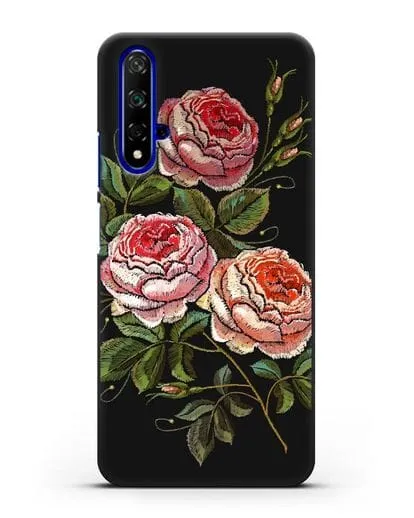 Чехол Розовые розы силиконовый для Huawei Nova 5T