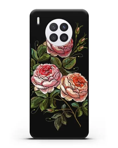 Чехол Розовые розы силиконовый для Huawei Nova 8i