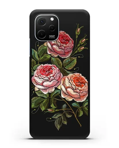 Чехол Розовые розы силиконовый для Huawei Nova Y61
