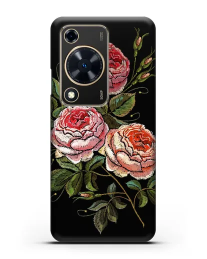 Чехол Розовые розы силиконовый для Huawei Nova Y72