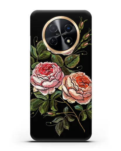 Чехол Розовые розы силиконовый для Huawei Nova Y91