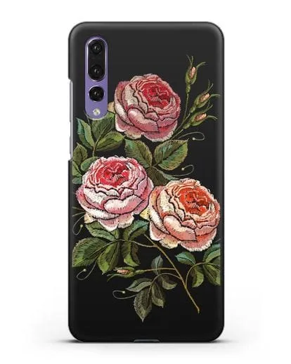 Чехол Розовые розы силиконовый для Huawei P20 Pro