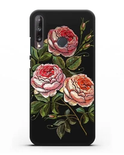 Чехол Розовые розы силиконовый для Huawei P40 lite E