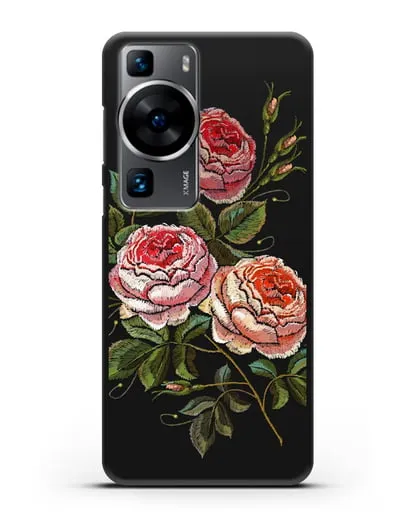 Чехол Розовые розы силиконовый для Huawei P60
