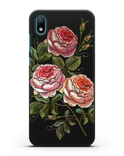Чехол Розовые розы силиконовый для Huawei Y5 2019