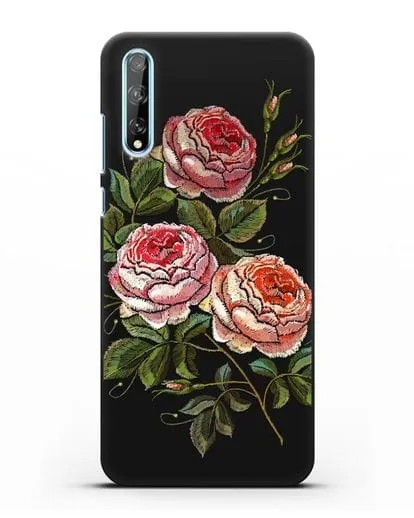 Чехол Розовые розы силиконовый для Huawei Y8P