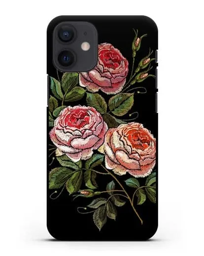 Чехол Розовые розы силиконовый для iPhone 12 mini