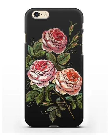 Чехол Розовые розы силиконовый для iPhone 6s