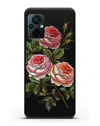 Чехол Розовые розы силиконовый для Xiaomi Poco M5