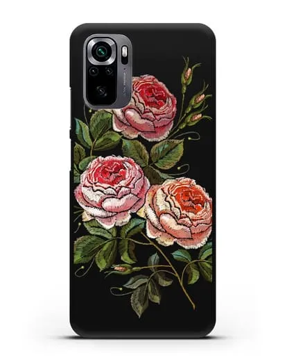 Чехол Розовые розы силиконовый для Xiaomi Poco M5s