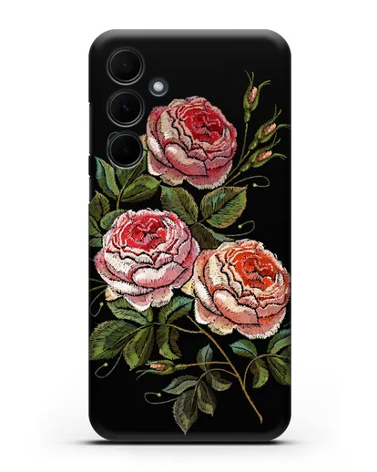 Чехол Розовые розы силиконовый для Samsung Galaxy A35 [SM-A356]