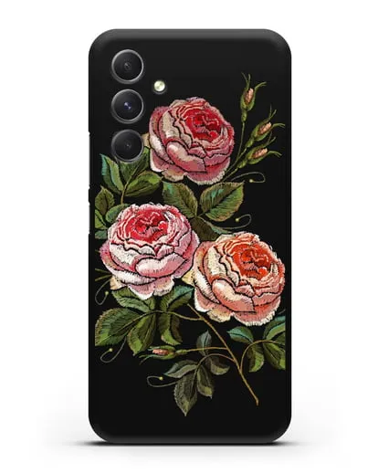 Чехол Розовые розы силиконовый для Samsung Galaxy A54 [SM-A536]