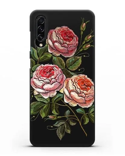 Чехол Розовые розы силиконовый для Samsung Galaxy A70s [SM-A707F]