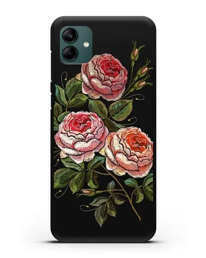 Чехол Розовые розы силиконовый для Samsung Galaxy A04 [SM-A045F]