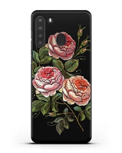 Чехол Розовые розы силиконовый для Samsung Galaxy A21 [SM-A215]