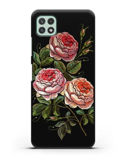 Чехол Розовые розы силиконовый для Samsung Galaxy A22 [SM-A225F]