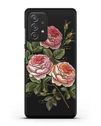 Чехол Розовые розы силиконовый для Samsung Galaxy A52 4G [SM-A525F]