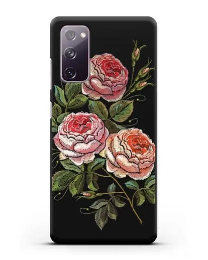Чехол Розовые розы силиконовый для Samsung Galaxy S20 FE [SM-G780F]
