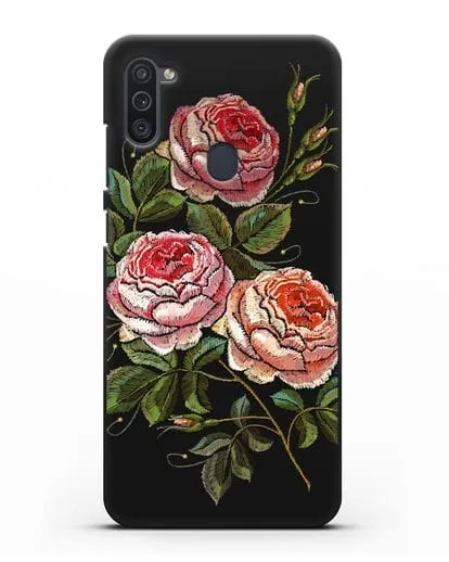 Чехол Розовые розы силиконовый для Samsung Galaxy M11 [SM-M115F]