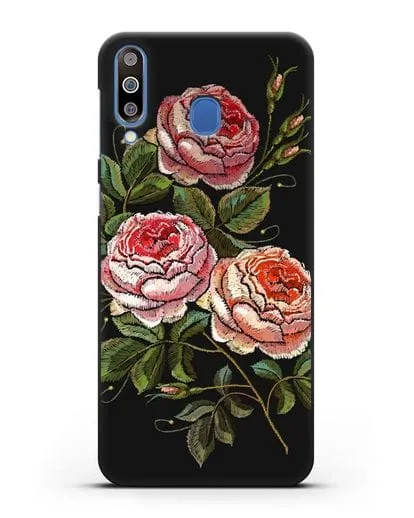 Чехол Розовые розы силиконовый для Samsung Galaxy M30 [SM-M305F]