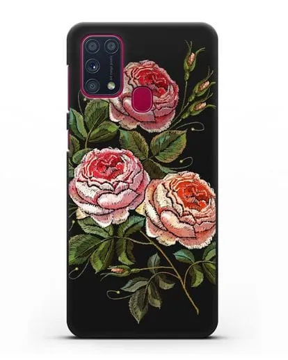 Чехол Розовые розы силиконовый для Samsung Galaxy M31 [SM-M315F]