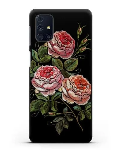 Чехол Розовые розы силиконовый для Samsung Galaxy M51 [SM-M515F]