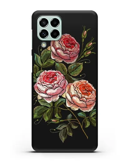 Чехол Розовые розы силиконовый для Samsung Galaxy M53 [SM-M536]